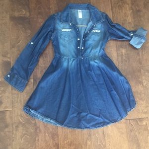 Justice girls jeans dress Sz 8
